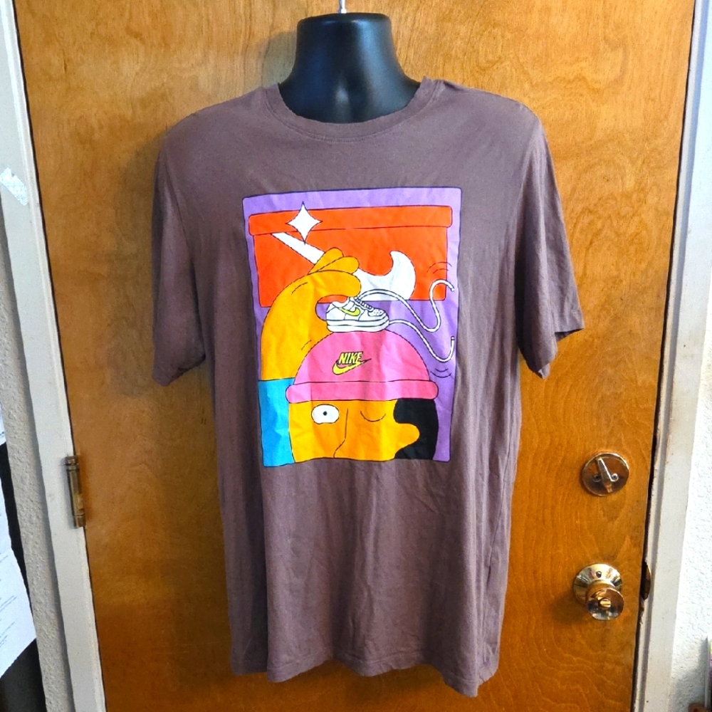 Nike Sportswear Animation t-shirt size Large Color Anthracite